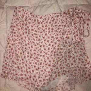 floral isabelles cabinet wrap skort